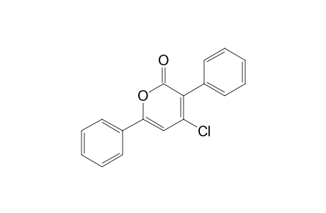4-Chloro-3,6-diphenylpyran-2-one