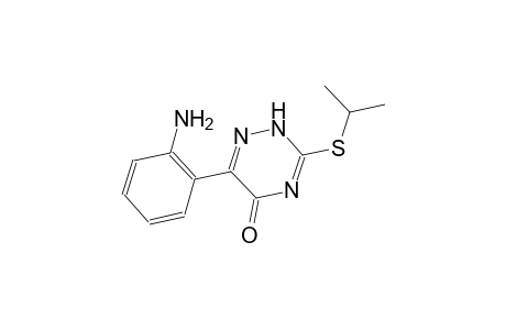 6-(2-aminophenyl)-3-(isopropylsulfanyl)-1,2,4-triazin-5(2H)-one