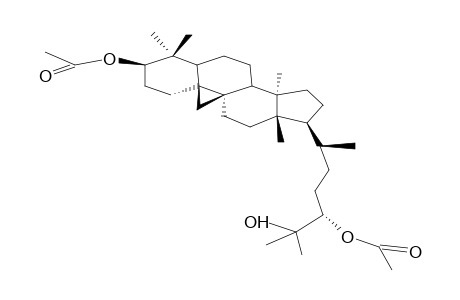 3-beta,24-DIACETOXY-(24R)-CYCLOARTANE-25-OL
