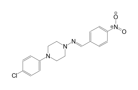 1-piperazinamine, 4-(4-chlorophenyl)-N-[(E)-(4-nitrophenyl)methylidene]-