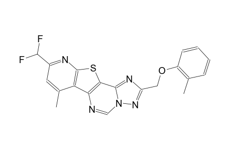 [9-(difluoromethyl)-7-methylpyrido[3',2':4,5]thieno[2,3-e][1,2,4]triazolo[1,5-c]pyrimidin-2-yl]methyl 2-methylphenyl ether