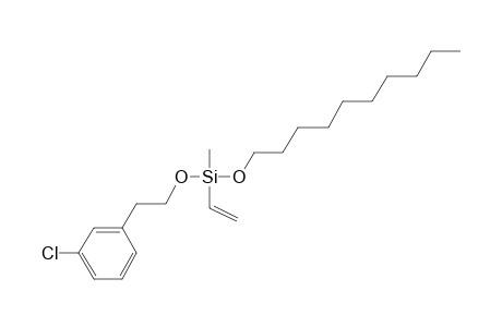 Silane, methylvinyl(2-(3-chlorophenyl)ethoxy)decyloxy-