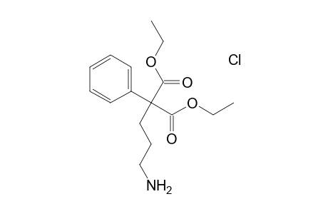 Diethyl (3-aminopropyl)phenylpropanedioate hydrochloride salt