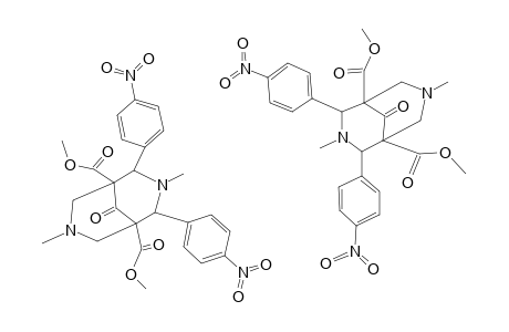 CIS-DIMERHYL-2,4-BIS-(4-NITROPHENYL)-3,7-DIMETHYL-9-OXO-3,7-DIAZABICYCLO-[3.3.1]-NONANE-1,5-DICARBOXYLATE