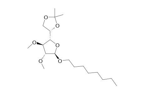 OCTYL-5,6-ISOPROPYLIDENE-2,3-DI-O-METHYL-BETA-D-GALACTOFURANOSIDE