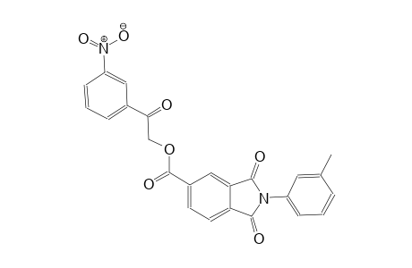 1H-isoindole-5-carboxylic acid, 2,3-dihydro-2-(3-methylphenyl)-1,3-dioxo-, 2-(3-nitrophenyl)-2-oxoethyl ester