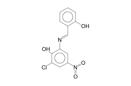 2-Chloro-6-(2-hydroxybenzylideneamino)-4-nitrophenol