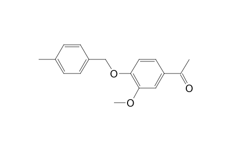 1-Ethanone, 1-[3-methoxy-4-[(4-methylphenyl)methoxy]phenyl]-