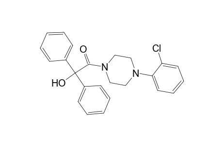 1-[4-(2-chlorophenyl)-1-piperazinyl]-2-hydroxy-2,2-diphenylethanone
