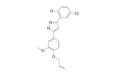 2-[5-[4-(ALLYLOXY)-3-METHOXYPHENYL]-1H-PYRAZOL-3-YL]-4-CHLOROPHENOL