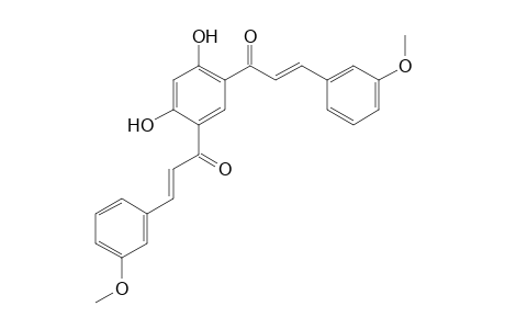 (2E, 2'E)-1,1'-[4,6-Dihydroxy-1,3-phenylene]bis(3-(3-methoxyphenyl)prop-2-en-1-one)