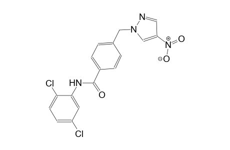 N-(2,5-dichlorophenyl)-4-[(4-nitro-1H-pyrazol-1-yl)methyl]benzamide