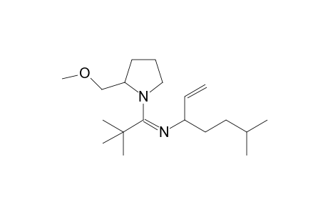 1-(t-Butyl)-3-(3'-methylbutyl)-1-[2'-(methoxymethyl)pyrrolidino]-2-aza-1,4-pentadiene