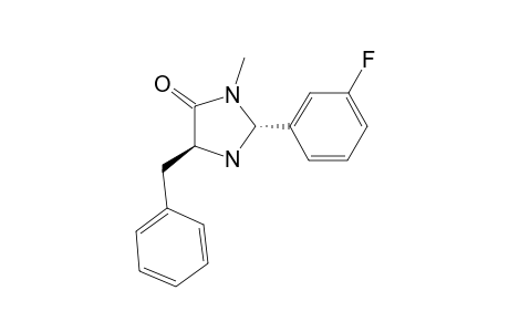 (2R,5S)-5-Benzyl-2-(3-fluorophenyl)-3-methylimidazolidin-4-one