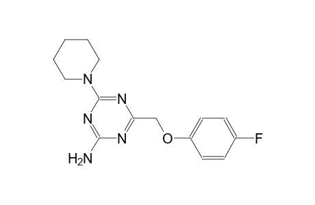 1,3,5-triazin-2-amine, 4-[(4-fluorophenoxy)methyl]-6-(1-piperidinyl)-