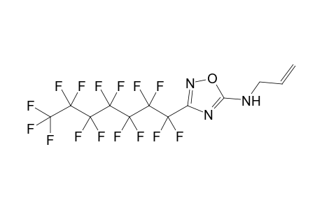 5-(N-Prop-2-en-1-yl)amino-3-(perfluoroheptyl)-1,2,4-oxadiazole