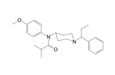 N-4-Methoxyhenyl-N-[1-(1-phenylpropyl)piperidin-4-yl]isobutanamide