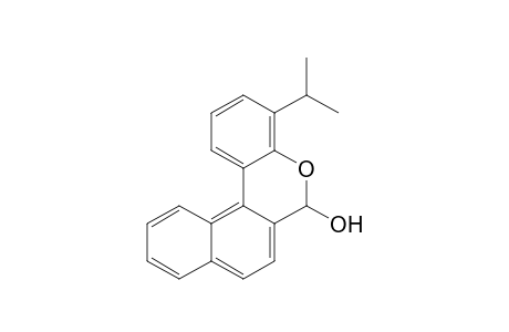 4-Isopropyl-6H-benzo[b]naphtho[1,2-d]pyran-6-ol