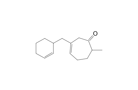3-(2-Cyclohexenylmethyl)-7-methyl-3-cyclohepten-1-one
