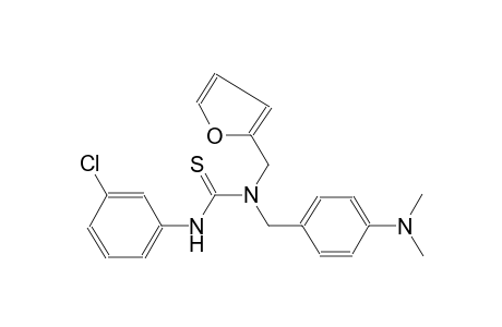 thiourea, N'-(3-chlorophenyl)-N-[[4-(dimethylamino)phenyl]methyl]-N-(2-furanylmethyl)-