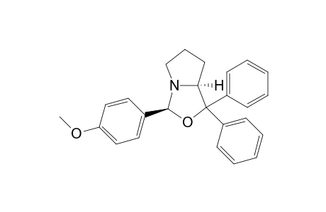 (3S,7aS)-3-(4-methoxyphenyl)-1,1-diphenylhexahydropyrrolo[1,2-c]oxazole