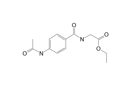 Ethyl {[4-(acetylamino)benzoyl]amino}acetate