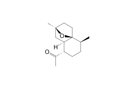 (6-ALPHA-H)-2-BETA,8-ALPHA-DIMETHYL-5-ALPHA-((1-OXOETHYL)-11-OXATRICYCLO-[6.2.1.0(1,6)]-UNDECANE