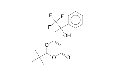 2-tert-Butyl-6-(3,3,3-trifluoro-2-hydroxy-2-phenylpropyl)-4H-1,3-dioxin-4-one