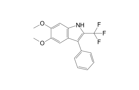 5,6-Dimethoxy-3-phenyl-2-(trifluoromethyl)-1H-indole