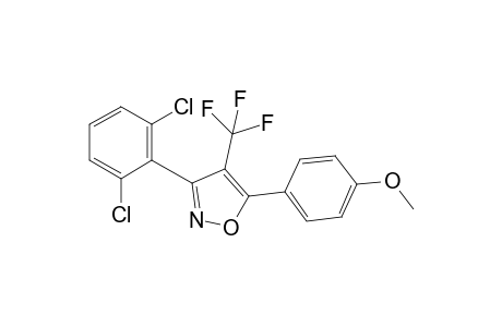 3-(2,6-Dichlorophenyl)-5-(4-methoxyphenyl)-4-(trifluoromethyl)isoxazole