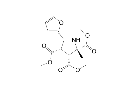 2,3,4-Pyrrolidinetricarboxylic acid, 5-(2-furanyl)-2-methyl-, trimethyl ester, (2.alpha.,3.alpha.,4.alpha.,5.alpha.)-