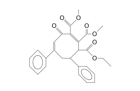 3,5-Diphenyl-7,8-bis(methoxycarbonyl)-6-ethoxycarbonyl-2,7-cyclooctadien-1-one