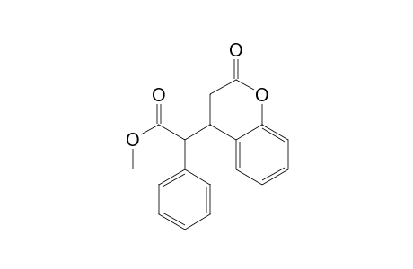 4-[(Methoxycarbonyl)phenylmethyl]-3,4-dihydro-2H-benzopyran-2-one