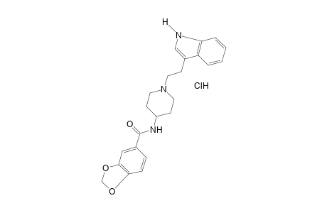 N-{1-[2-(INDOL-3-YL)ETHYL]-4-PIPERIDYL}PIPERONYLAMIDE, MONOHYDROCHLORIDE