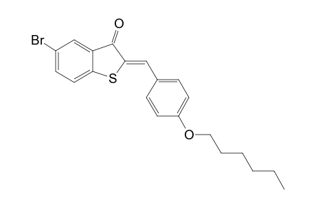 2-(4-HEXYLOXYPHENYLMETHYLENE)-5-BROMOBENZO-[B]-THIOPHEN-3-(2H)-ONE