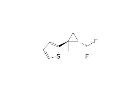 2-[(1S,2S)-2-(difluoromethyl)-1-methyl-cyclopropyl]thiophene