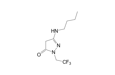 3-(butylamino)-1-(2,2,2-trifluoroethyl)-2-pyrazolin-5-one