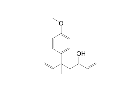 5-(4-Methoxyphenyl)-5-methyl-3-hepta-1,6-dienol
