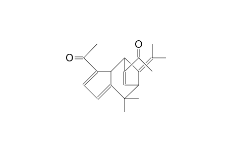N(3),10-Diacetyl-11-isopropylidene-7,7-dimethyltricyclo-[6.2.1.0(2,6)]-undeca-3,5,9-triene