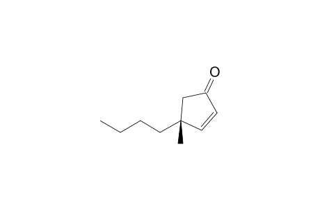 (4R)-4-Butyl-4-methyl-2-cyclopenten-1-one