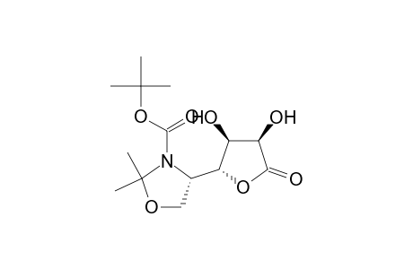 3-Oxazolidinecarboxylic acid, 2,2-dimethyl-4-(tetrahydro-3,4-dihydroxy-5-oxo-2-furanyl)-, 1,1-dimethylethyl ester, [2R-[2.alpha.(R*),3.beta.,4.beta.]]-