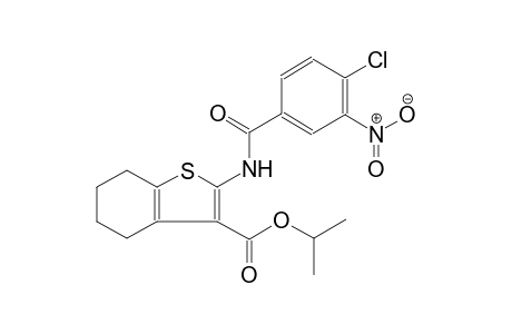 benzo[b]thiophene-3-carboxylic acid, 2-[(4-chloro-3-nitrobenzoyl)amino]-4,5,6,7-tetrahydro-, 1-methylethyl ester
