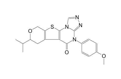 7H-pyrano[4',3':4,5]thieno[3,2-e][1,2,4]triazolo[4,3-a]pyrimidin-5(4H)-one, 6,9-dihydro-4-(4-methoxyphenyl)-7-(1-methylethyl)-