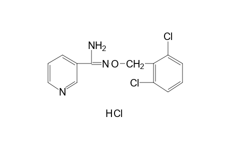 O-(2,6-DICHLOROBENZYL)NICOTINAMIDOXIME, MONOHYDROCHLORIDE