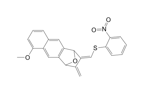 1,4-Epoxyanthracene, 1,2,3,4-tetrahydro-5-methoxy-3-methylene-2-[[(4-nitrophenyl)thio]methylene]-, (Z)-(.+-.)-