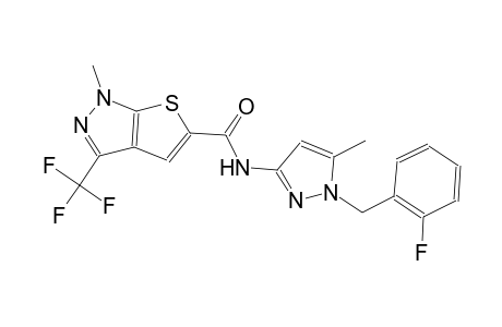 1H-thieno[2,3-c]pyrazole-5-carboxamide, N-[1-[(2-fluorophenyl)methyl]-5-methyl-1H-pyrazol-3-yl]-1-methyl-3-(trifluoromethyl)-