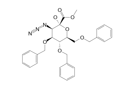 METHYL-3-AZIDO-4,5,7-TRI-O-BENZYL-3-DEOXY-ALPHA-D-MANNOHEPT-2-ULOPYRANOSONATE