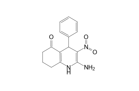 2-Amino-14,5,6,7,8-hexahydro-3-nitro-4-phenylquinolin-5-one