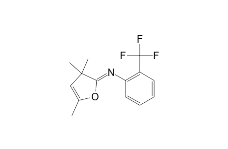 2-TRIFLUOROMETHYL-N-(3,3,5-TRIMETHYL-2(3H)-FURANYLIDENE)-BENZENAMINE