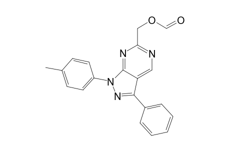 6-[(Formyloxy)methyl]-1-(4-methylphenyl)-3-phenyl-1H-pyrazolo[3,4-d]pyrimidine